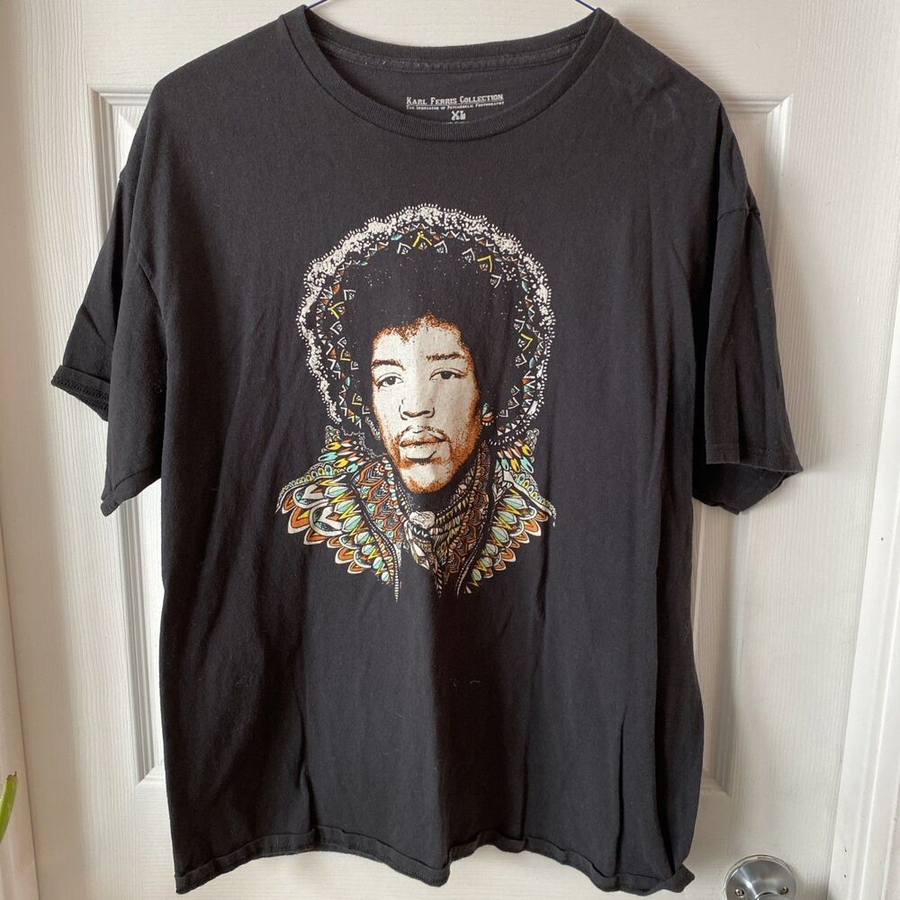 Jimi Hendrix T Shirt Karl Ferris Collection Men’s Size XL